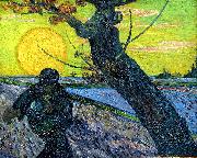 Vincent Van Gogh The sower oil painting reproduction